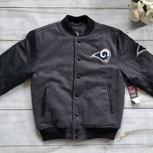 NFL Team Apparel Boys Classic Varsity Jacket